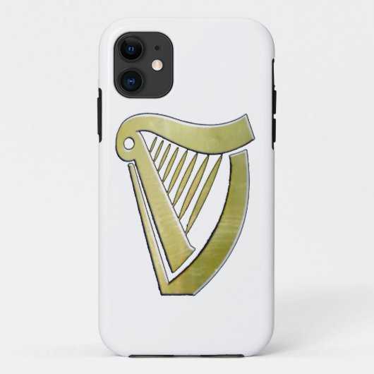 Irish Harp iPhone Case (Rückseite)