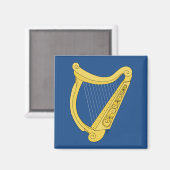 Irish Harp Magnet (Vorderseite/Rückseite)