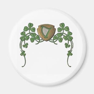 Irish Harp Magnet