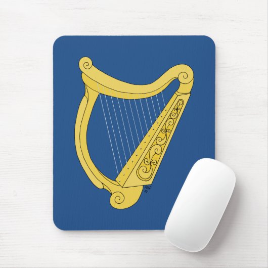 Irish Harp Mousepad (Mit Mouse)