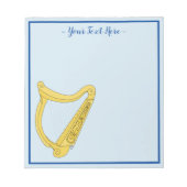 Irish Harp Notizblock (Vorderseite)