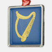 Irish Harp Ornament Aus Metall (Links)