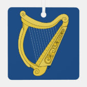 Irish Harp Ornament Aus Metall (Rückseite)