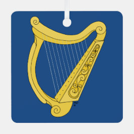 Irish Harp Ornament Aus Metall