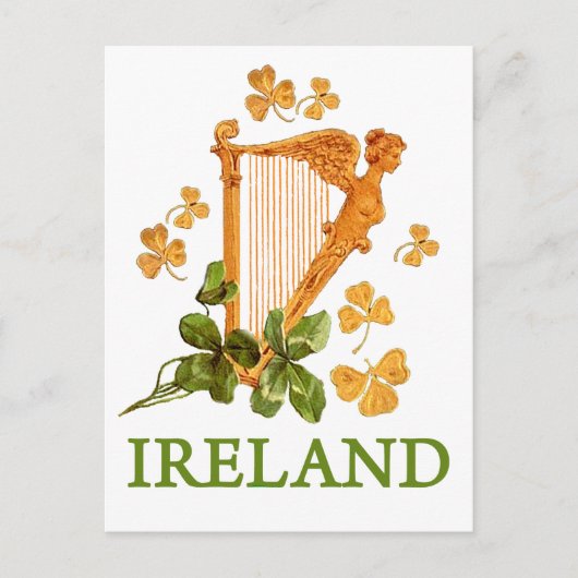 IRISH HARP POSTKARTE (Vorderseite)