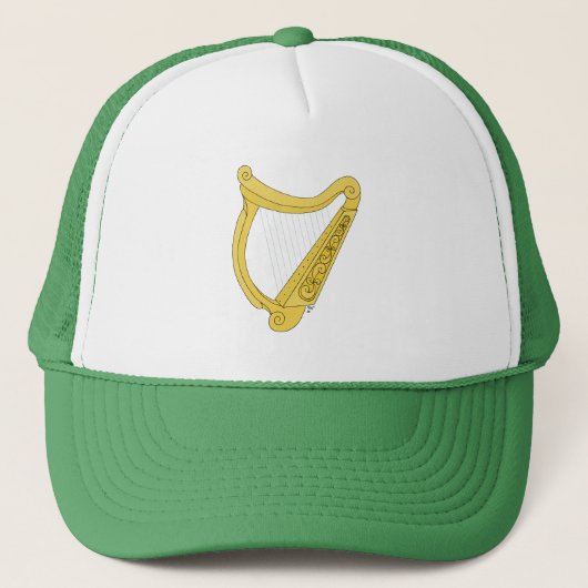 Irish Harp Truckerkappe (Vorderseite)