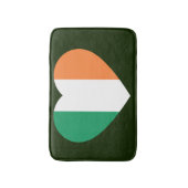 Irish Heartflag bmcnt Badematte (Vorderseite Vertikal)