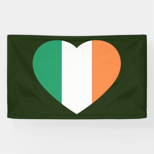 Irish Heartflag bncnt Banner (Horizontal)