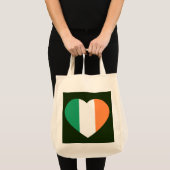 Irish Heartflag gtcnt Tragetasche (Vorderseite (Produkt))