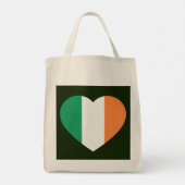 Irish Heartflag gtcnt Tragetasche (Rückseite)