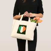 Irish Heartflagge Mini Stoffbeutel (Vorderseite (Produkt))