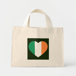 Irish Heartflagge Mini Stoffbeutel