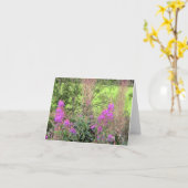 Irish Heather Note Card Karte (Gelbe Blume)
