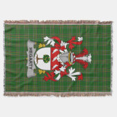 Irish Hegarty oder O_Hagerty Coat of Arms Family C Decke (Vorderseite)