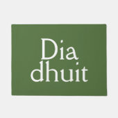 Irish Hello Gruß Fußmatte (Vorderseite)