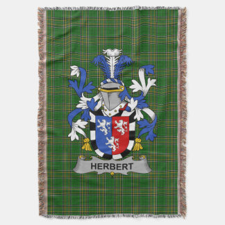 Irish Herbert Coat of Arms Familienwappen Irland Decke