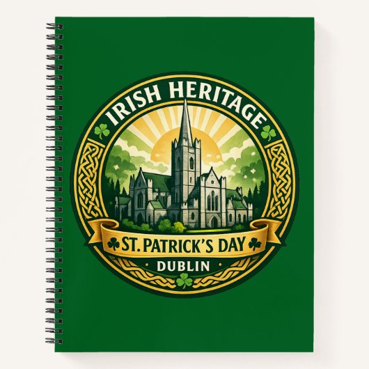 Irish Heritage - Dublin Notizblock (Vorderseite)