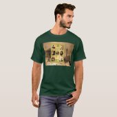 Irish Heroes Image for Men-Dark-T - Shirt-Green T-Shirt (Vorne ganz)