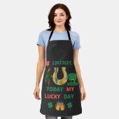 IRISH HEUTE MEIN GLÜCK TAG SCHÜRZE (Getragen)