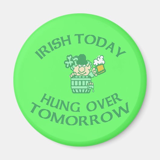 Irish heute über morgen magnet (Vorne)