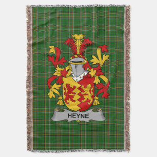 Irish Heyne oder O_Heyne Coat of Arms Familienwapp Decke