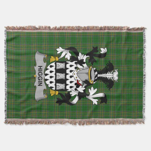Irish Higgin oder O_Higgin Coat of Arms Family Cre Decke (Vorderseite)