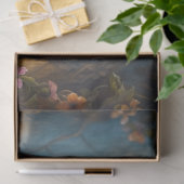 Irish Highland Cow Rustic Boho Farmhouse Decoupage Seidenpapier (Geschenk)