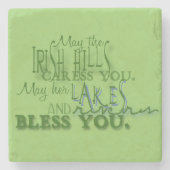 Irish Hills Blessing Stone Untersetzer (Vorderseite)
