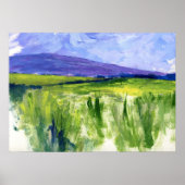 Irish Hillside Painting Poster (Vorne)