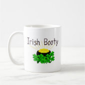 Irish Hintern Pot of Gold St. Patrick's Day Kaffeetasse (Links)