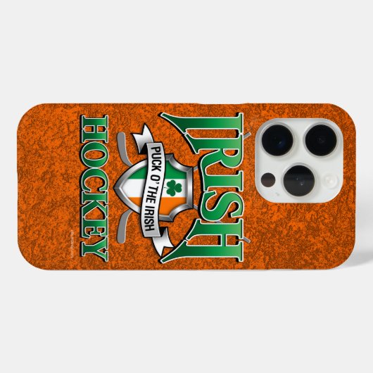Irish Hockey Case-Mate iPhone Hülle (Rückseite (Horizontal))