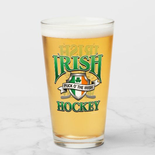 Irish Hockey Glas (Vorne (Gefüllt))