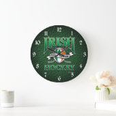 Irish Hockey Große Wanduhr (Zuhause)