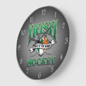 Irish Hockey Large Clock Große Wanduhr (Winkel)