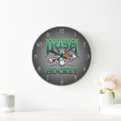 Irish Hockey Large Clock Große Wanduhr (Zuhause)