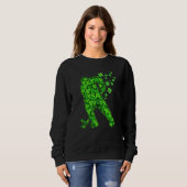 Irish Hockey Player Shamrock St Patrick's Day Sweatshirt (Vorne ganz)