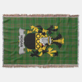 Irish Hogan oder O_Hogan Coat of Arms Familienwapp Decke (Vorderseite)