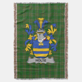 Irish Holte oder Holt Coat of Arms Familienwappen  Decke