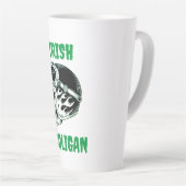 Irish Hooligan Biker Latte Tasse (Rechte Ecke)