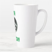 Irish Hooligan Biker Latte Tasse (Rechts)