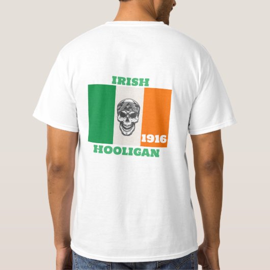 Irish Hooligan Biker T - Shirt (Rückseite)