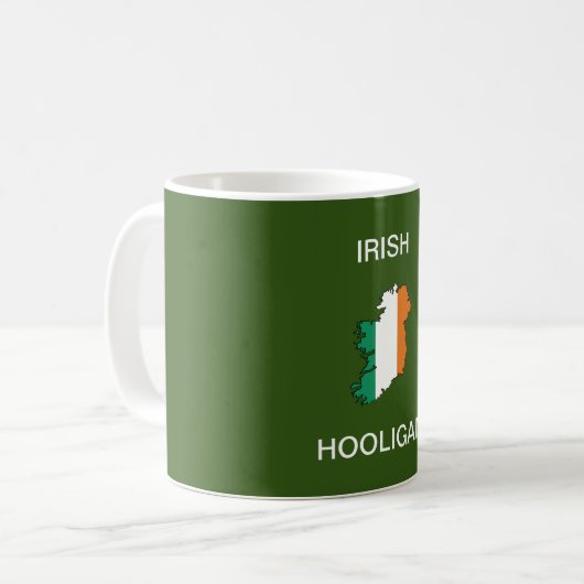 Irish Hooligan Coffee Tasse (Vorderseite Links)