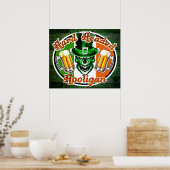Irish Hooligan Skull: Harter Hooligan 1 Poster (Küche)