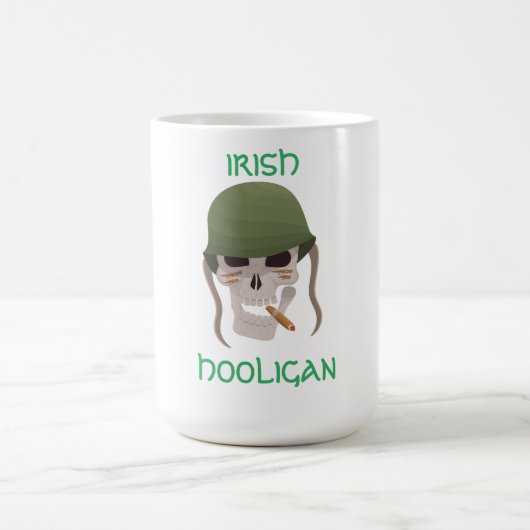 Irish Hooligan Soldier Kaffeetasse (Mittel)