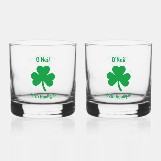 Irish Hooligan Whiskey Glass Whiskyglas (Vorderseite)