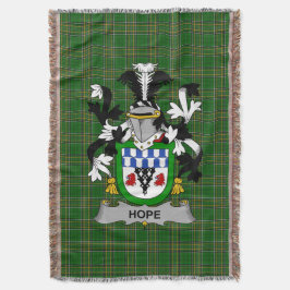 Irish Hope Coat of Arms Familienwappen Irland Decke