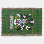 Irish Hope Coat of Arms Familienwappen Irland Decke (Vorderseite)