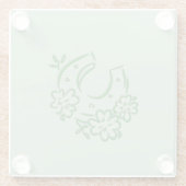 Irish Horseshoe Glasuntersetzer (Rückseite)