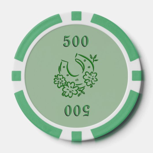 Irish Horseshoe Pokerchips (Vorderseite)