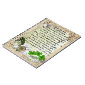 Irish House Blessing Notebook Notizblock (Linke Seite)